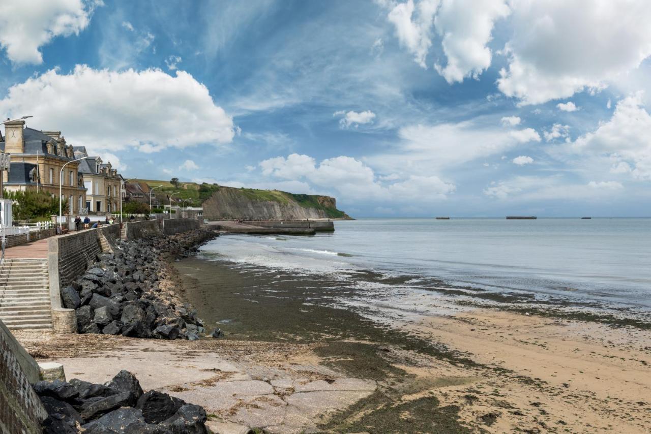 Le 22 - Studio 4P Proche Mer & Vue Bourg Arromanches-les-Bains Exterior photo